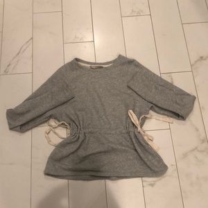 Athleta tie sweatshirt